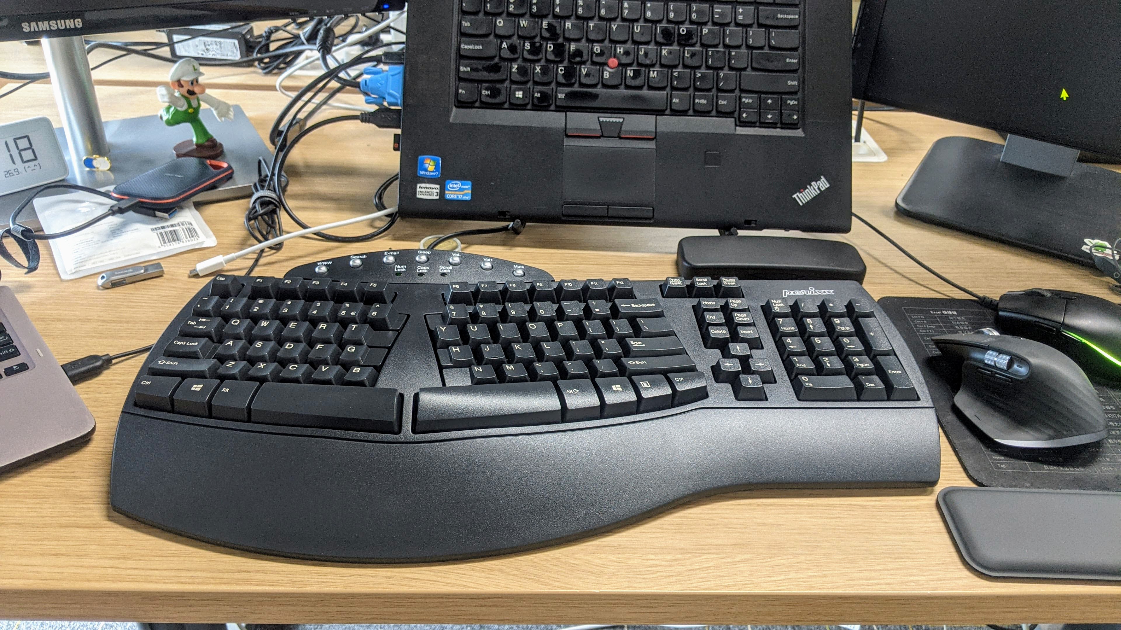 简评：佩锐Perixx人体工学键盘PB512